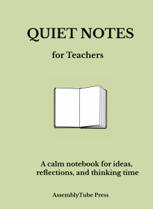 Quiet Notes for Teachers Front Cover