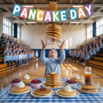 Pancake Day assembly