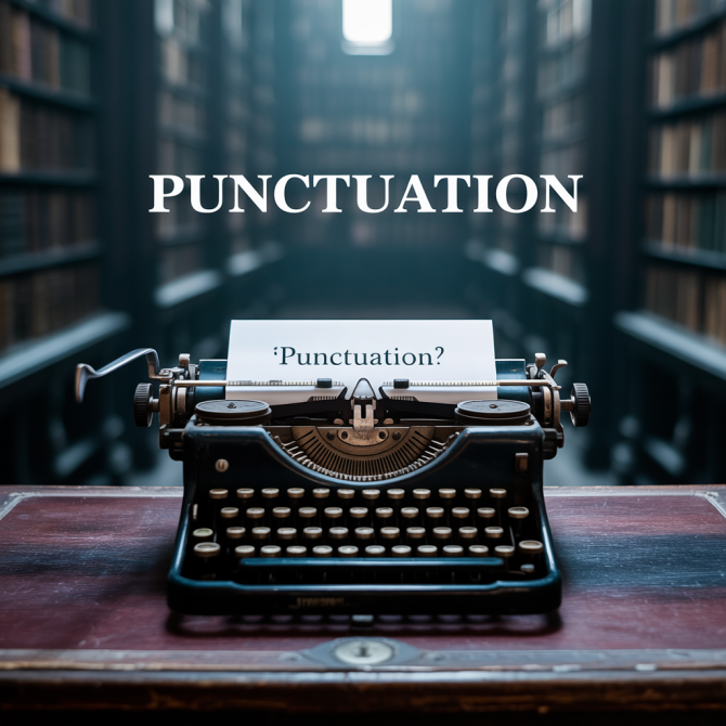 Punctuation assembly